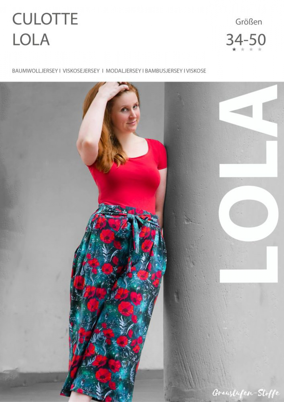 PDF-Schnittmuster Culotte Lola, GR. 34-50